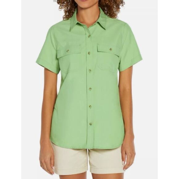 Eddie Bauer Women’s Outdoor Shirt - XS (Quiet Green) NWT - Picture 8 of 12